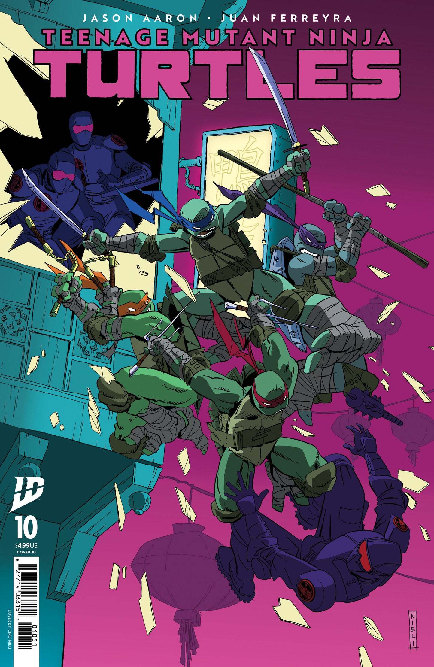 Teenage Mutant Ninja Turtles #10 Variant Ri (1:25) (Nieli)