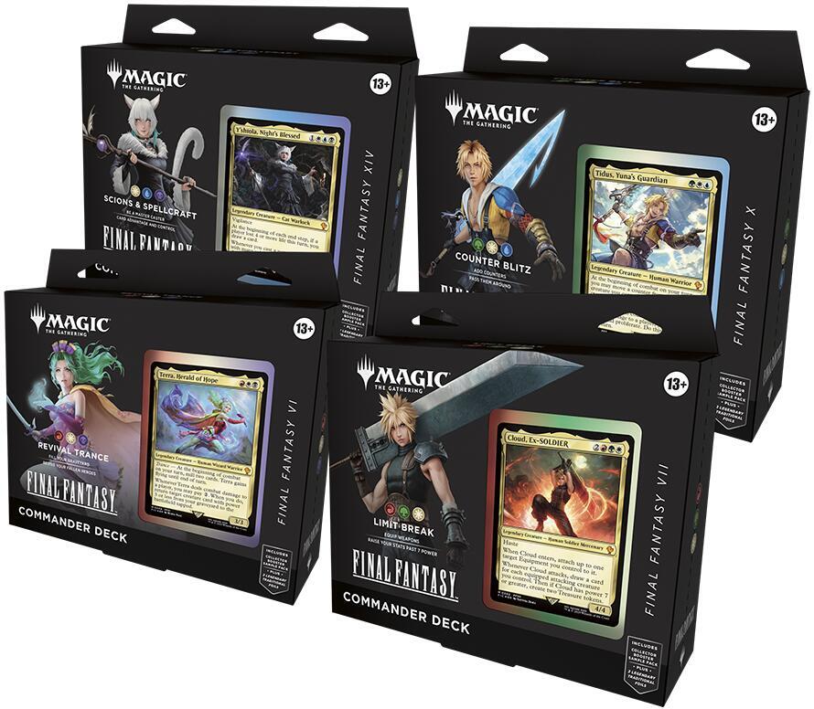 Final Fantasy Commander Set of 4 *PRE-ORDER 6-6-25*