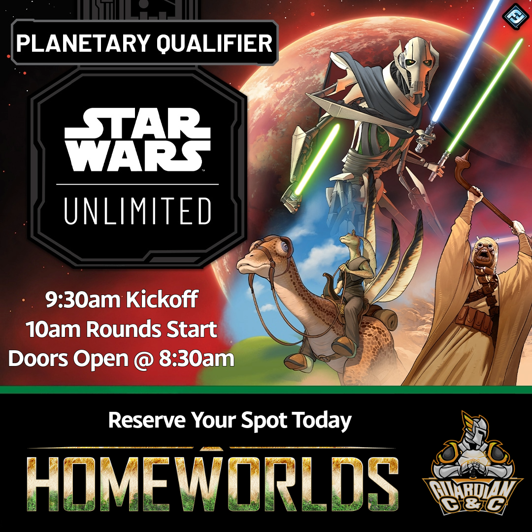 Star Wars Unlimited: Homeworlds: Planetary Qualifier 1/30/2026