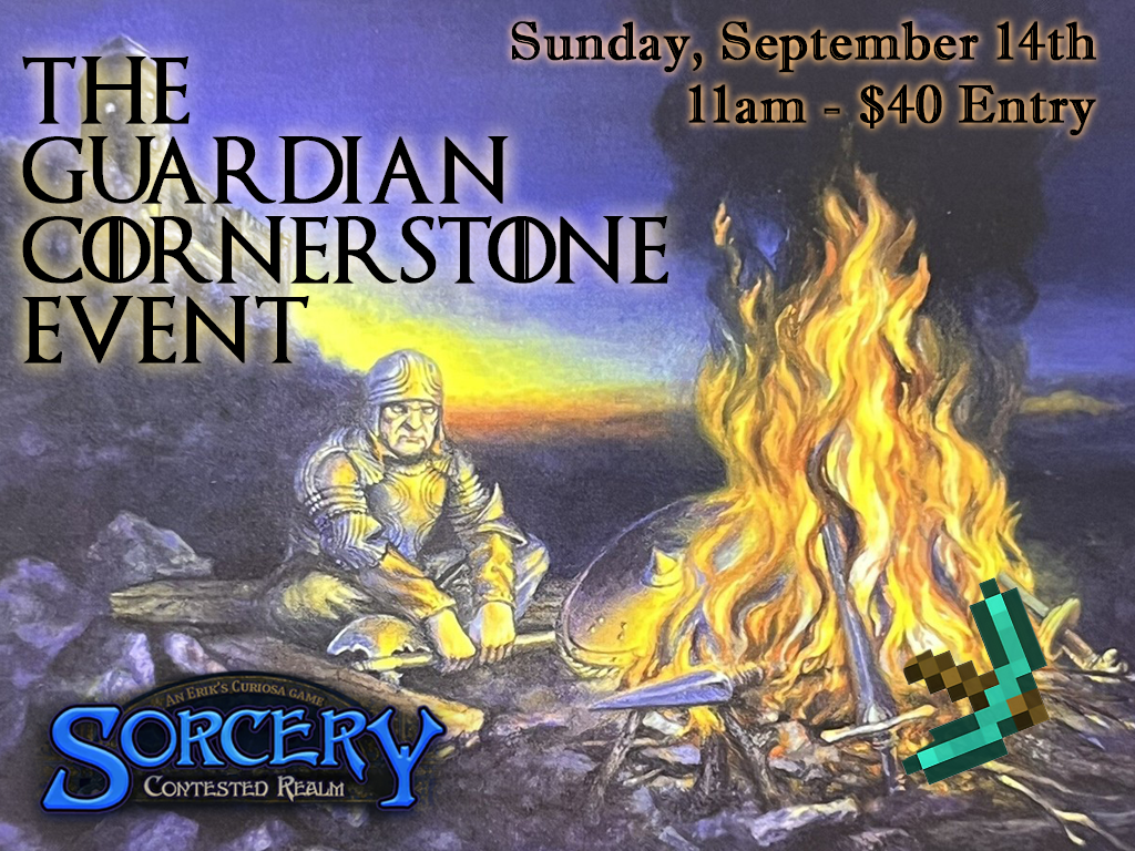 Guardian Cornerstone Event! 9/14 @ 11am $20 Entry