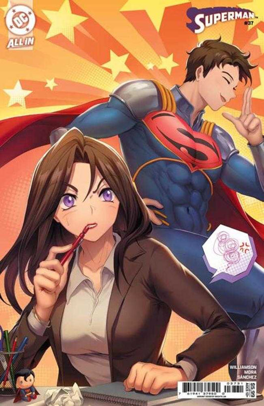 Superman #37 Cover C Rachta Lin Card Stock Variant (The Reign Of The Superboys)