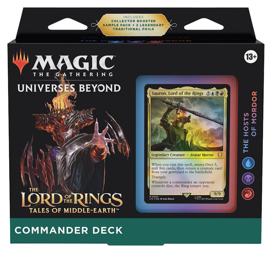 The Lord of the Rings: Tales of Middle-earth Commander Deck - The Hosts of Mordor - Commander: The Lord of the Rings: Tales of Middle-earth (LTC)