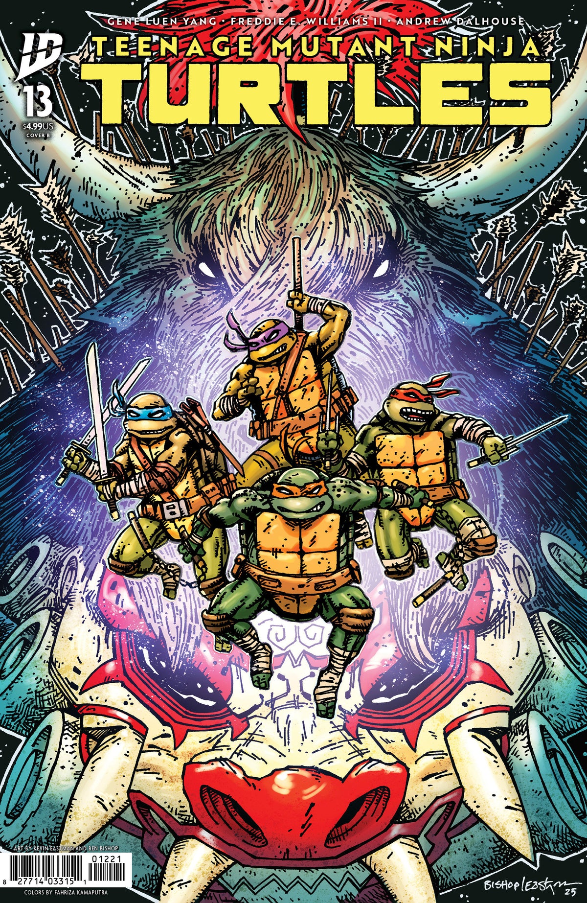 Teenage Mutant Ninja Turtles #13 Variant B (Eastman & Bishop)