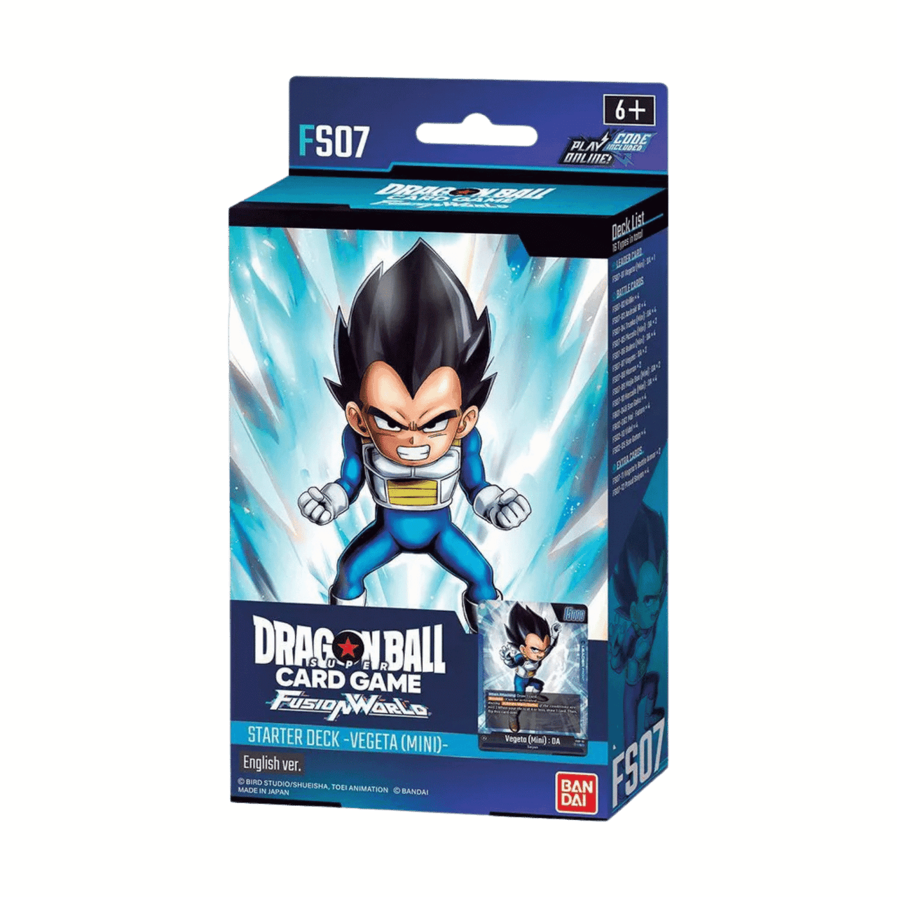 Dragon Ball Super Fusion World Starter Deck FS07 - Vegeta (Mini)