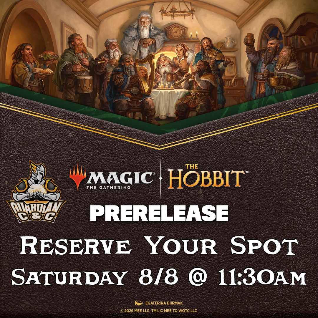 Magic The Gathering: The Hobbit: Prerelease Event Saturday 8/8