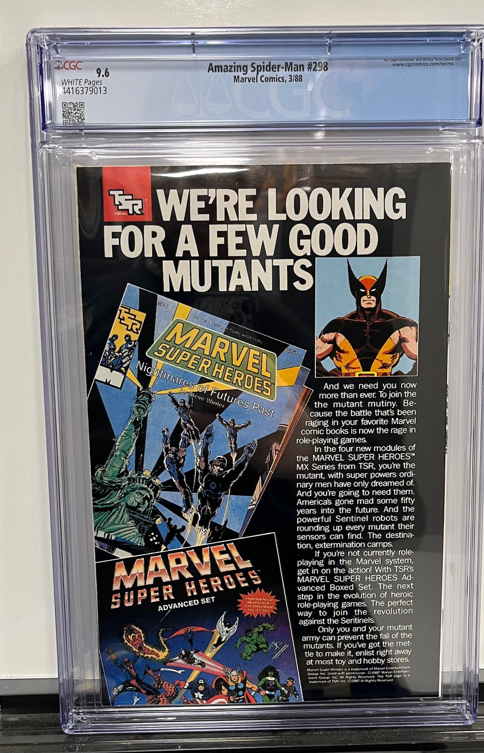 The Amazing Spider-Man #298 - March, 1988 [9.6]