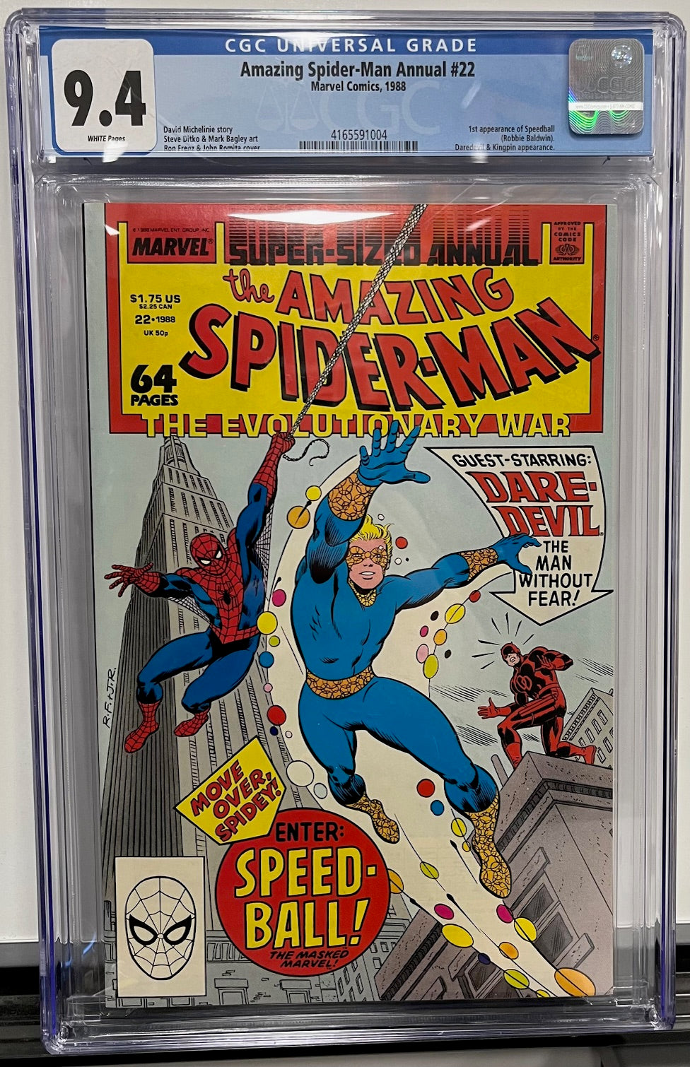 The Amazing Spider-Man Annual #22 - 1988 [9.4]