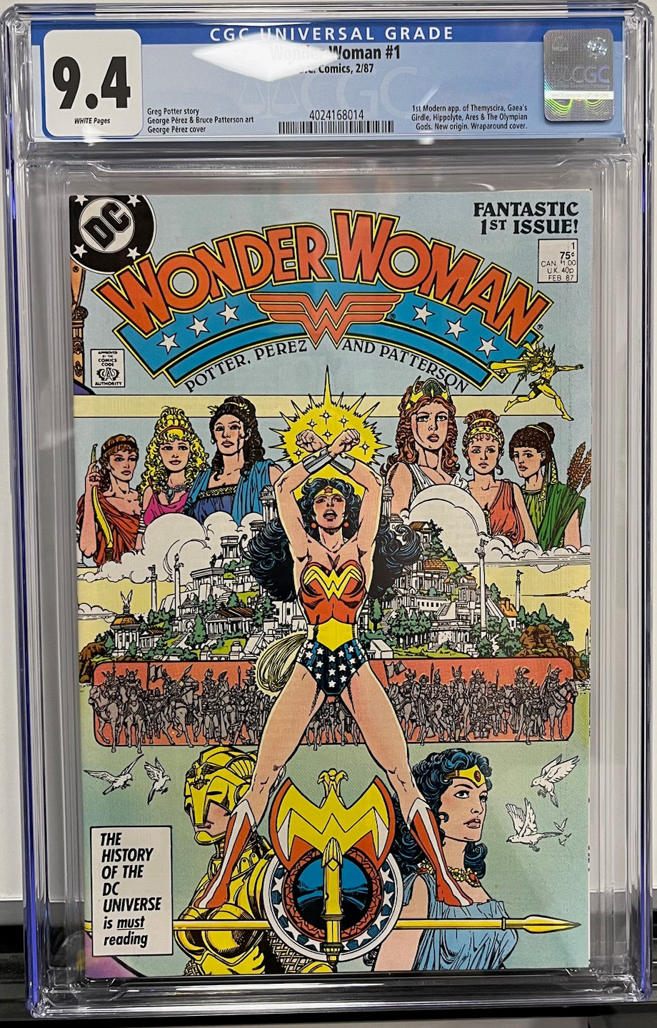 Wonder Woman #1 February, 1987 [9.4]