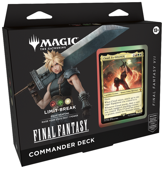 FINAL FANTASY VII Limit Break
Final Fantasy Commander Deck *PRE-ORDER 6-6-25*