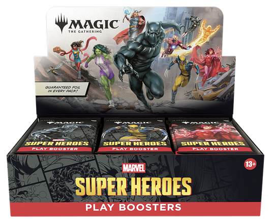 Marvel Super Heroes - Play Booster Display