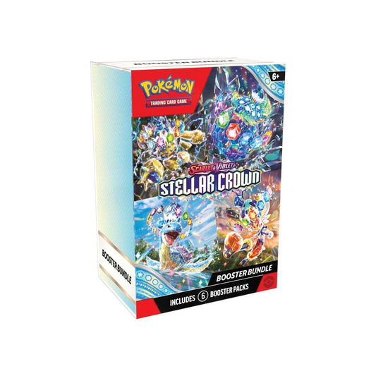 Pokémon TCG: Scarlet & Violet-Stellar Crown Booster Bundle Box (6 Packs)