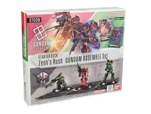 Gundam TCG - Starter Deck Assemble Set: ST03A - Zeon's Rush