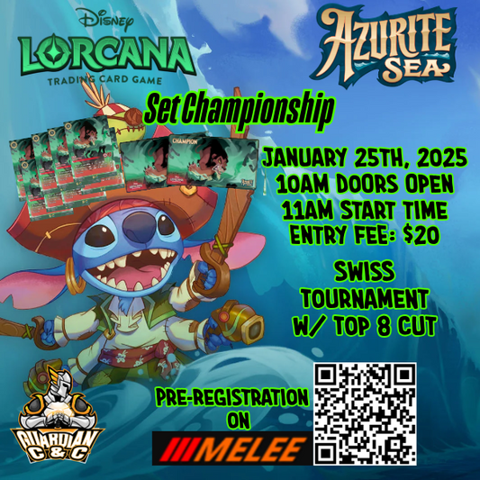 Disney Lorcana Store Championship: Azurite Sea 1/25/25 -ENTRY-