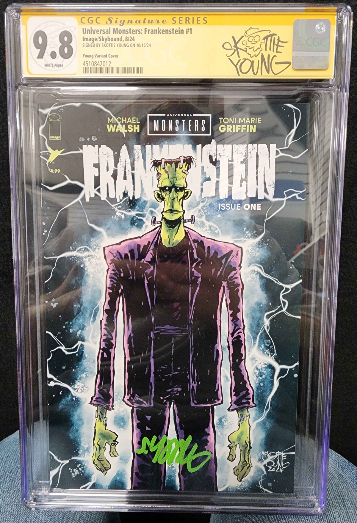 Frankenstein #1 - August, 2024 [9.8] Signed by Skottie Young (CGC Signature Series)