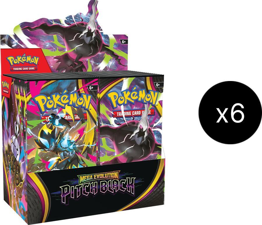 Pitch Black Booster Box Sealed Case - ME05: Pitch Black (PBL)